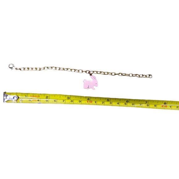 Easter Vintage Jewery Bundle..  Pair of Earings, Bracelet, and Necklace Charm - Picture 8 of 10